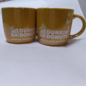 Dunkin donuts mug set